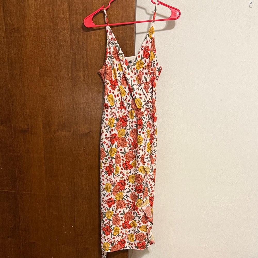 Floral Wrap Dress